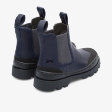 Camper Brutus Kids Chelsea Boots US-69901 Navy Discount USA